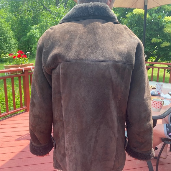 Good condition! Men’s shearling jacket - Picture 3 of 5